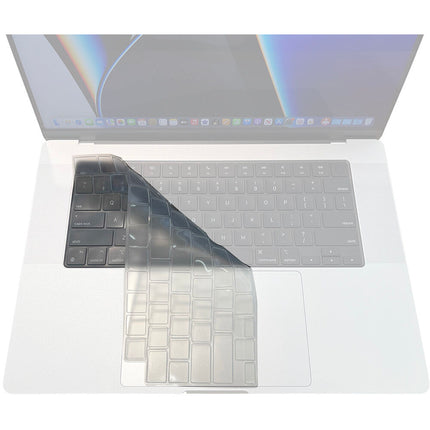 KB Covers Funda para teclado MacBook Pro 14 y 16 Ultra delgada traslúcida