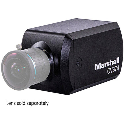 Marshall Electronics CV374 Cámara Compacta UHD 4K60 Sensor 8.5MP PoE HDMI