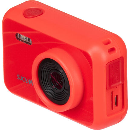 SJCAM FunCam Camara de Accion para Niños 2 Pulg HD 720p 5MP Roja