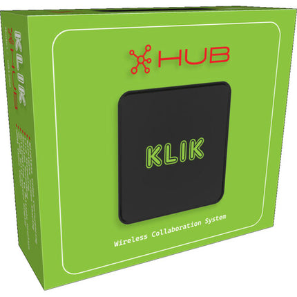 KLIK KLIKBoks Hub Sistema Inalámbrico de Conferencias Presentaciones y Colaboración con Multi Pantalla y Wi-Fi