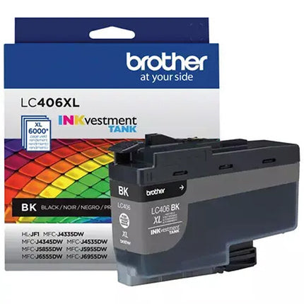 Brother LC406BKS Cartucho de tinta negro para impresoras INKvestment Tank estándar
