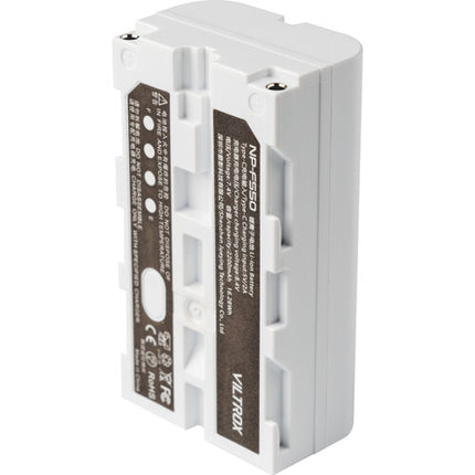 Viltrox L-Series NP-F550 Batería de Litio Ligera con Carga USB y LED