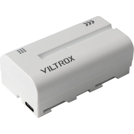 Viltrox L-Series NP-F550 Batería de Litio Ligera con Carga USB y LED