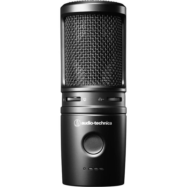 Audio-Technica AT2020USB-XP Micrófono USB Condensador Cardioide 24-Bit 192 kHz con Soporte de Escritorio y Filtro Pop