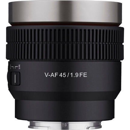 Samyang Cine V-AF 45mm T1.9 Objetivo de Cine Sony E-Mount 8K 58mm