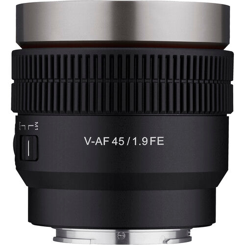 Samyang Cine V-AF 45mm T1.9 Objetivo de Cine Sony E-Mount 8K 58mm