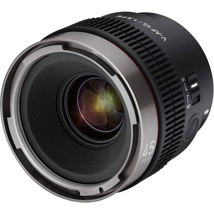 Rokinon Cine AF Kit de 3 Objetivos Full-Frame 45 75 100mm T1.9 T2.3 con Lens Station Sony E