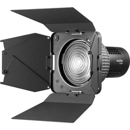 Godox FLS5 Lente Fresnel para LED Ajuste 10 a 35° con Barndoor y Bolsa