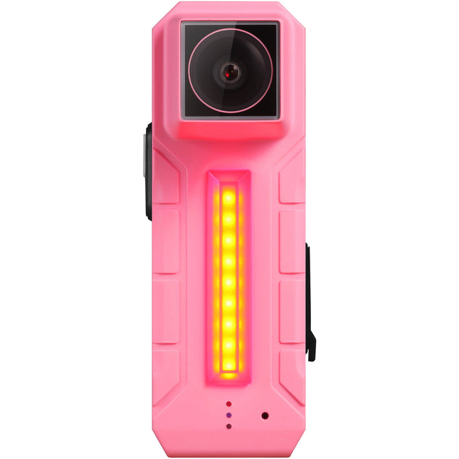RIPOON Q100 Cámara Trasera Bicicleta Luz LED 100 Lúmenes 1920x1080 60fps Rosa