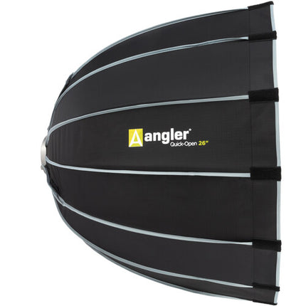 Angler Quick-Open Softbox Parabólico Profundo V2 66 cm con Difusores y Anillo Bowens