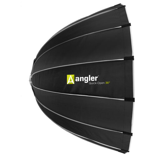 Angler Quick-Open Softbox Parabólico Profundo V2 36" con Difusores y Anillo Bowens