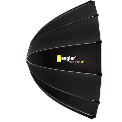 Angler Quick-Open Deep Parabolic Softbox V2 60" con Difusores y Anillo Bowens S-Type