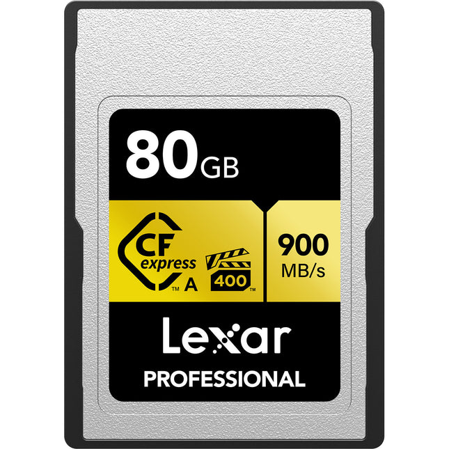 Lexar 80GB Professional Tarjeta CFexpress Tipo A Velocidad Lectura 900MB/s Escritura 800MB/s