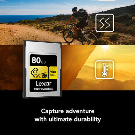 Lexar 80GB Professional Tarjeta CFexpress Tipo A Velocidad Lectura 900MB/s Escritura 800MB/s