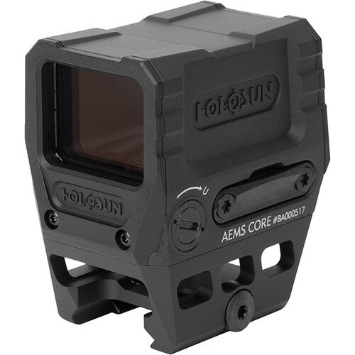 Holosun AEMS CORE Mira Micro Encerrada Punto Verde 2 MOA 12 Brillos Montura Picatinny