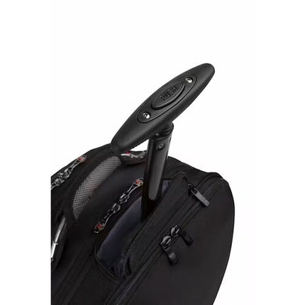 Wenger Synergy Mochila con Ruedas para Laptop 16" Negro Gris con Ruedas y Asa Retráctil