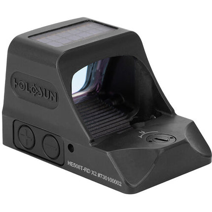 Holosun HE509T X2 Mira Reflex Encerrada Verde 2 MOA Punto 32 MOA Círculo Titanium