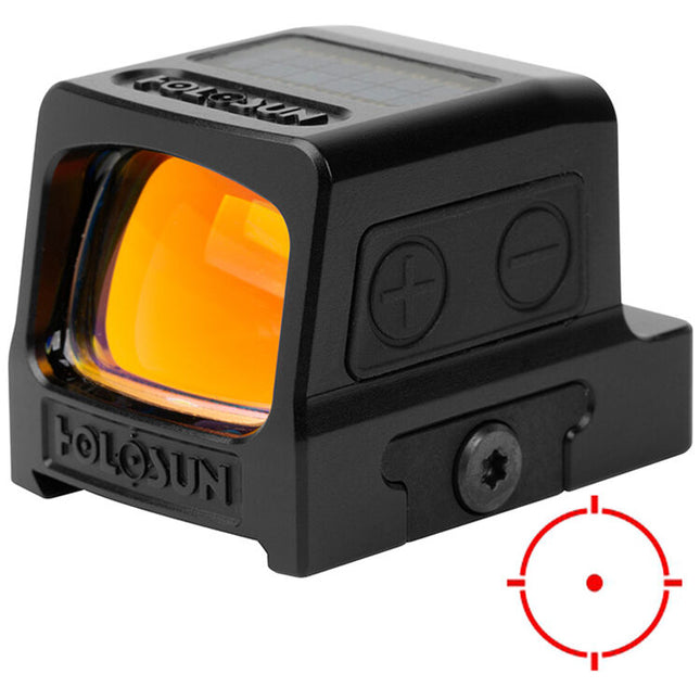 Holosun HE509T X2 Mira Reflex Enclosed Retícula Punto 2 MOA Círculo 32 MOA Titanio