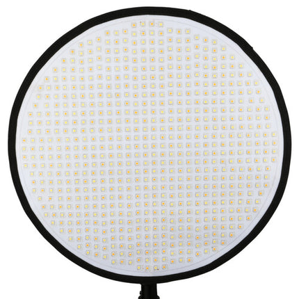 Genaray PortaSun Kit de luces LED redondas flexibles bicolor 20 pulgadas 3 unidades con trípodes y bolsa de transporte