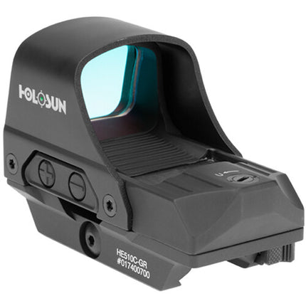 Holosun HE510C Mira Reflex Abierta con Retículo Verde 2 MOA 65 MOA Círculo y Montura Absolute Co-Witness
