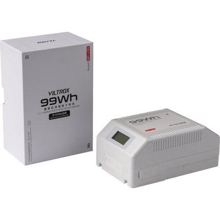 Viltrox 6700mAh Batería de Iones de Litio V-Mount con Pantalla LCD y Salidas USB-C PD y D-Tap