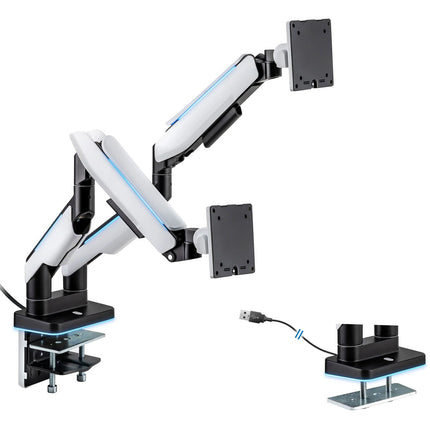 Mount-It Brazo Doble Para Monitor Pantallas Hasta 35 Pulgadas 20 Kg Ajustable RGB