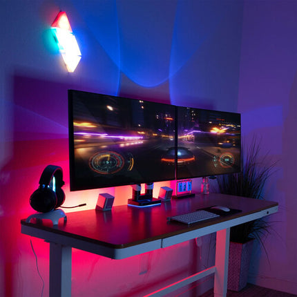 Mount-It Brazo Doble Para Monitor Pantallas Hasta 35 Pulgadas 20 Kg Ajustable RGB