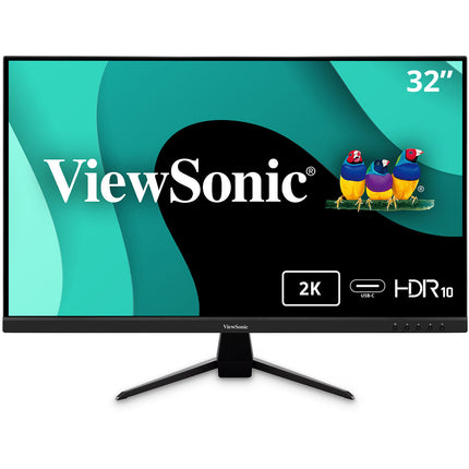 ViewSonic VX3267U-2K Monitor 31.5" QHD 75Hz HDR10 USB-C HDMI