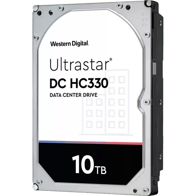 WD 10TB Ultrastar DC HC330 7200 rpm SATA III 3.5" Disco duro interno para centro de datos 256MB caché licencia 5 años