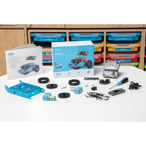 Makeblock mBot2 Robot Programable con Motor Encoder y Sensor RGB 4 Colores
