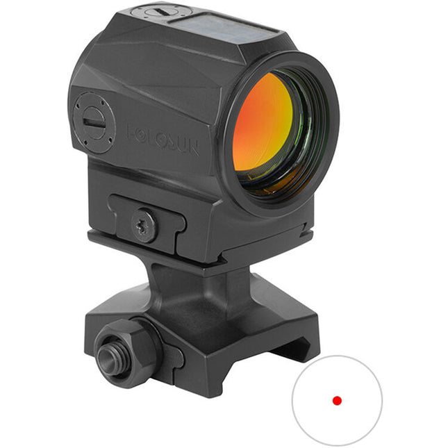 Holosun Solar-Charging Mira Rifle 20mm 12 Niveles Brillo Rojo 2 MOA