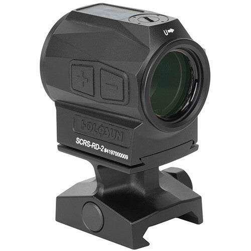 Holosun Solar-Charging Mira Rifle 20mm 12 Niveles Brillo Rojo 2 MOA