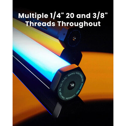 Lume Cube XL RGB Tubo LED 4' Luz 780 Lux 2700-7500K con Tripode y Bolsa