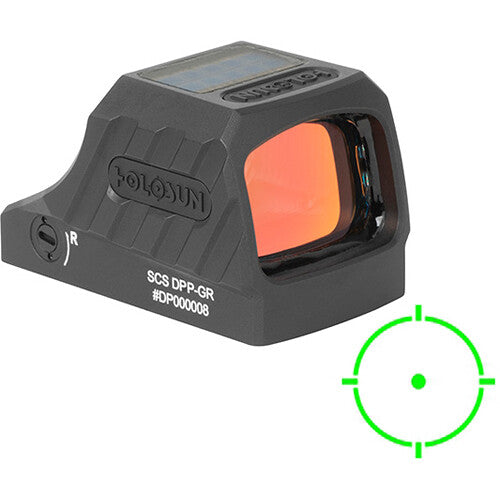 Holosun SCS-320 Mira Solar para Sig Sauer P320 Círculo y Punto Verde 20K Horas Batería