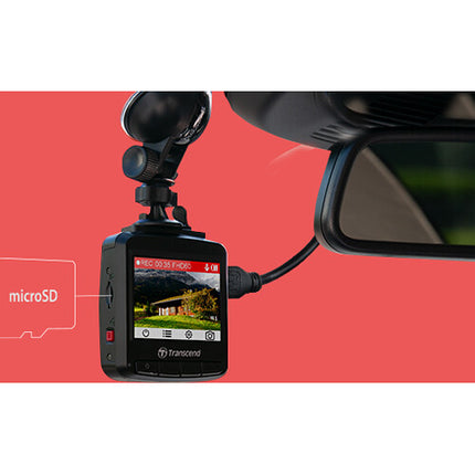 Transcend DrivePro 250 Cámara para Auto 1440p 60fps 64GB microSD