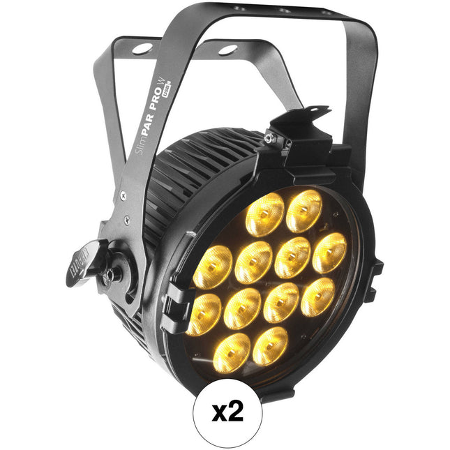 CHAUVET DJ SlimPAR Pro W USB Focos LED Wash Blanco Variable 12 Leds 17° Haz 2 Luces