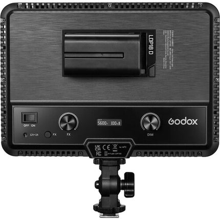 Godox LDP18D Panel LED de Luz Diaria para Video 1700 Lux 5600K con Montura Zapata