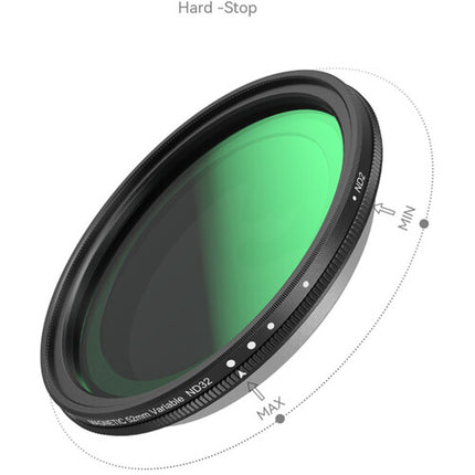 SmallRig MagEase Filtro VND Magnético 52mm ND2 ND32 Vidrio Schott