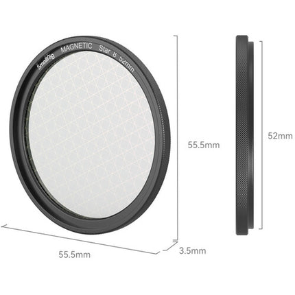 SmallRig 52mm MagEase Filtro Estrella 8 Puntos Vidrio HD B270i