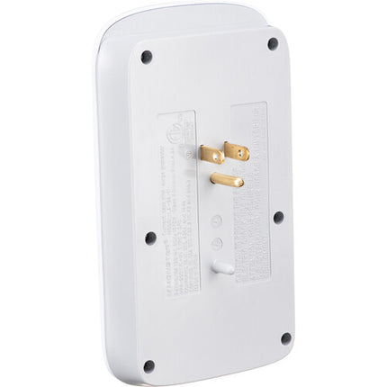 Monster Cable Wall Tap Protector Contra Sobretensión 6 Enchufes 4 USB 980 Julios Blanco