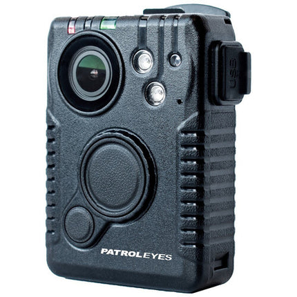 PatrolEyes PE-DV10-PRO Cámara Corporal Policía 1080p 64GB Visión Nocturna GPS