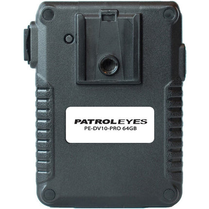 PatrolEyes PE-DV10-PRO Cámara Corporal Policía 1080p 64GB Visión Nocturna GPS
