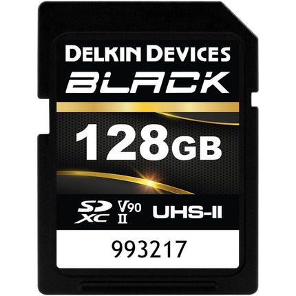 Delkin Devices 128GB UHS-II SDXC Tarjeta de Memoria 300MB/s Lectura 250MB/s Escritura