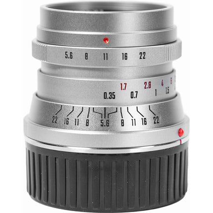 Mitakon Zhongyi Creator 28mm f5.6 objetivo manual diseño compacto y parasol rectangular para FUJIFILM X