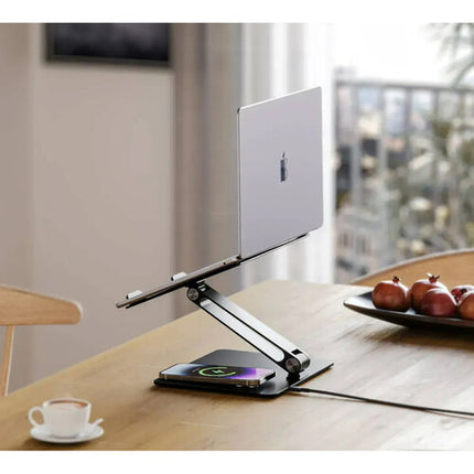 ALOGIC Elite Power Soporte para Portátil 11 a 17" con Carga Inalámbrica 10W