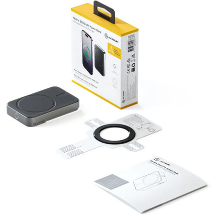 ALOGIC Matrix Power Bank universal magnético 5000 mAh 15W carga rápida anillo soporte