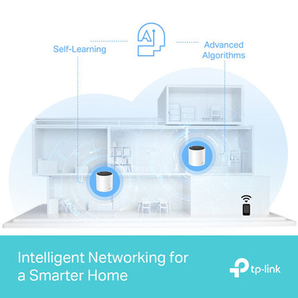 TP-Link Deco X55 Pro AX3000 Sistema Wi-Fi Mesh 3 Piezas Dual Band 6500 m² Cobertura