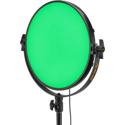 Genaray Mini Moon 11" Panel LED RGB Kit Doble con Trípodes 10.8'