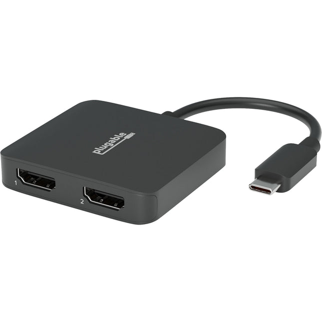 Plugable Adaptador USB-C a Dual HDMI para Pantallas 4K 60Hz MST
