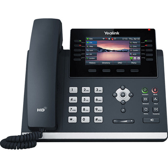 Yealink SIP-T46U teléfono IP empresarial con Wi-Fi Bluetooth 16 cuentas SIP